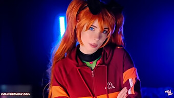 Kenikmatan Oral Yang Berantakan Dan Creampie Asuka Langley Dalam Filem Dewasa Bertema Evangelion.