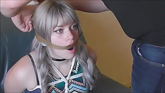 Ragazze Amatoriali Legate E Imbavagliate In Uno Scenario Bdsm